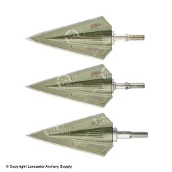 Bear Archery Bear Razorhead Variable Weight System Double Bevel Broadhead Kit (150gr-250gr)