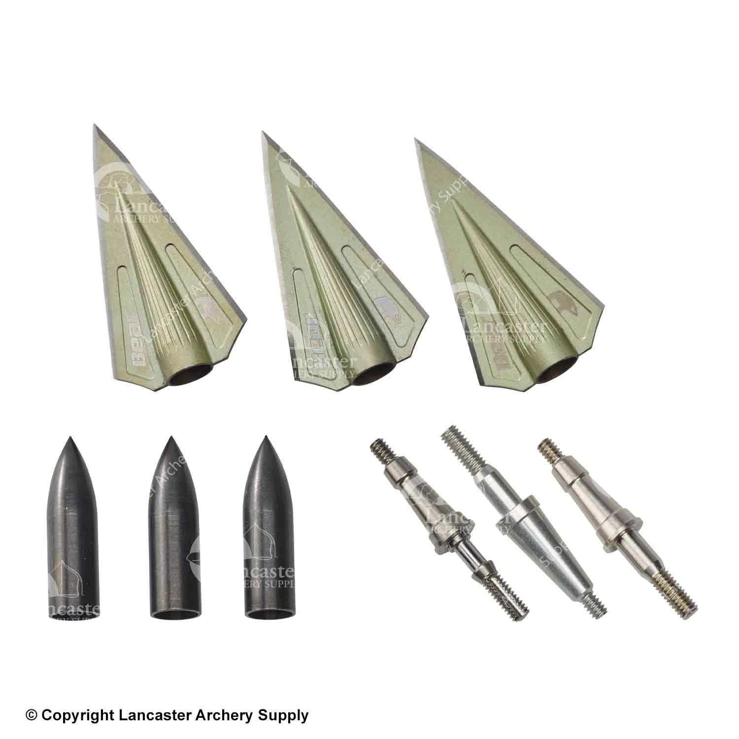 Bear Archery Bear Razorhead Variable Weight System Double Bevel Broadhead Kit (150gr-250gr) 4 Bear Archery Bear Razorhead Variable Weight System Double Bevel Broadhead Kit (150gr-250gr) - Image 2