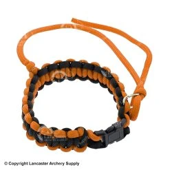 C.R. Archery Products CR Cobra Braided Wrist Sling With Buckle And Hook -ARMGUARDS shop 1900123 orange