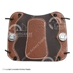 Vista Small Deluxe Traditional Leather Armguard W/ Elastic