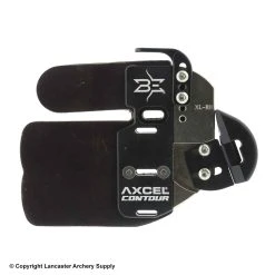 Lancaster Archery Supply Axcel Contour Pro Finger Tab Brady Ellison Signature Series Quick Silver Brass (Open Box X1030250)